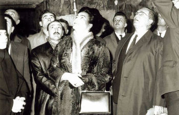Иосиф Броз Тито и Йованка в Печской Патриархии. 1967 г. Иосиф Броз Тито и Йованка в Печской Патриархии. 1967 г.