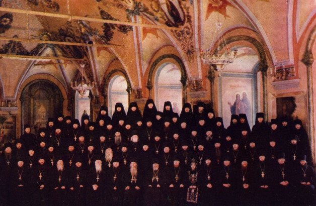 Братия Троице - Сергиевой Лавры.1980 г.