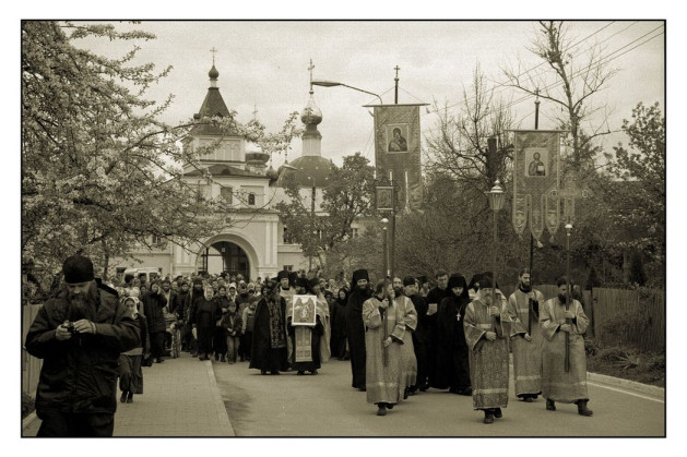 Крестный ход в Оптиной
